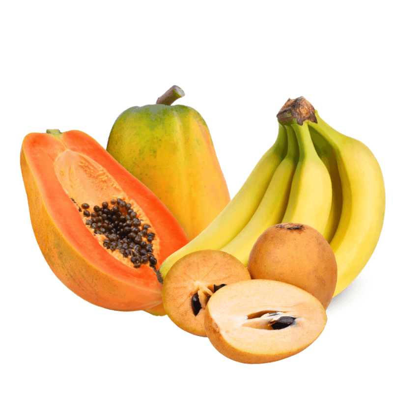 Banana - Sapota & Papaya