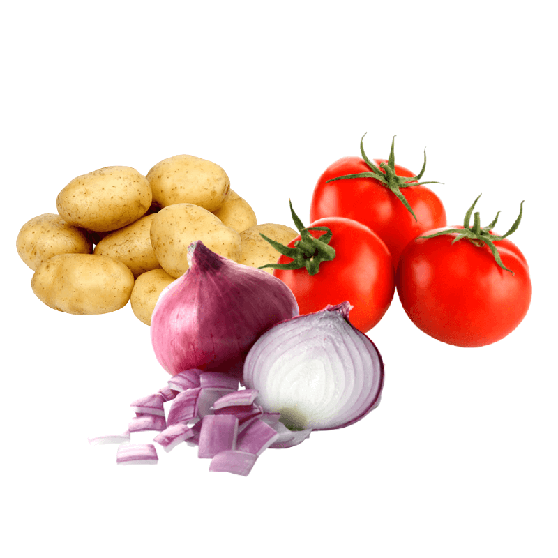Potato - Onion & Tomato